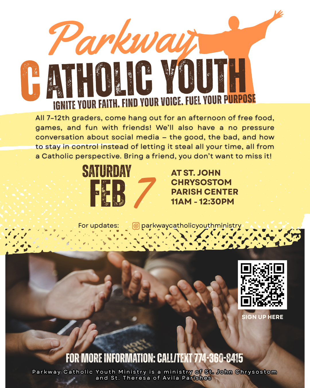 February 7 Youth Event Flyer